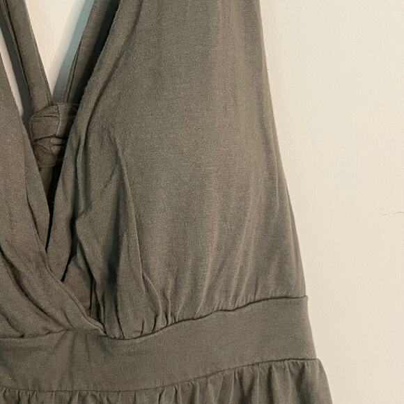 Make + Model  Ladies' Military Green Cover up Dress size  Medium - Picture 3 of 8